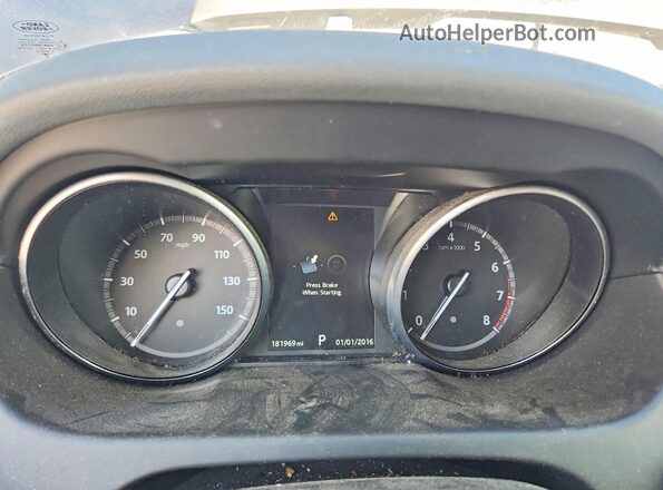 SALCP2BGXHH640253 2017 LAND ROVER DISCOVERY Синий Вид щитка приборов