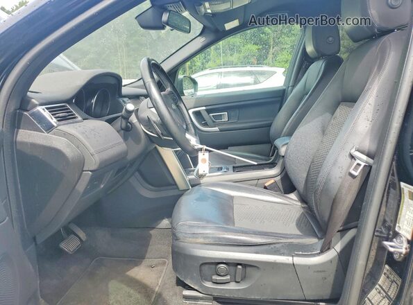 SALCP2FX3KH808512 2019 LAND ROVER DISCOVERY Black Front interior view