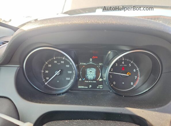 SALCP2FX4KH810947 2019 LAND ROVER DISCOVERY White Вид щитка приладів