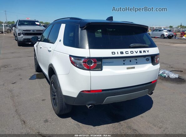 SALCP2FX4KH811452 2019 LAND ROVER DISCOVERY SPORT White Задня ліва чверть