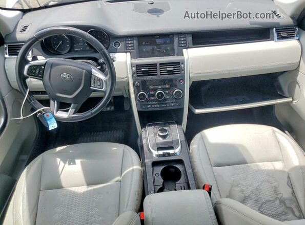 SALCP2FXXKH795385 2019 LAND ROVER DISCOVERY White Вид панелі приладів