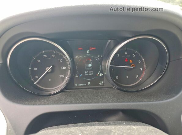 SALCP2FXXKH795385 2019 LAND ROVER DISCOVERY White Вид щитка приладів