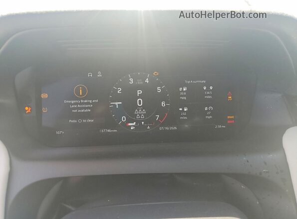 SALCP2FXXMH884229 2021 LAND ROVER DISCOVERY Серый Вид щитка приборов