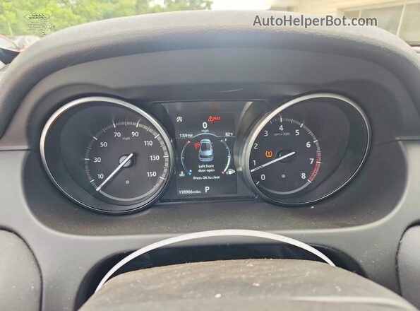 SALCP2RX3JH726709 2018 LAND ROVER DISCOVERY White Widok zestawu wskaźników