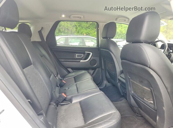 SALCP2RX3JH726709 2018 LAND ROVER DISCOVERY White Widok wnętrza z tyłu