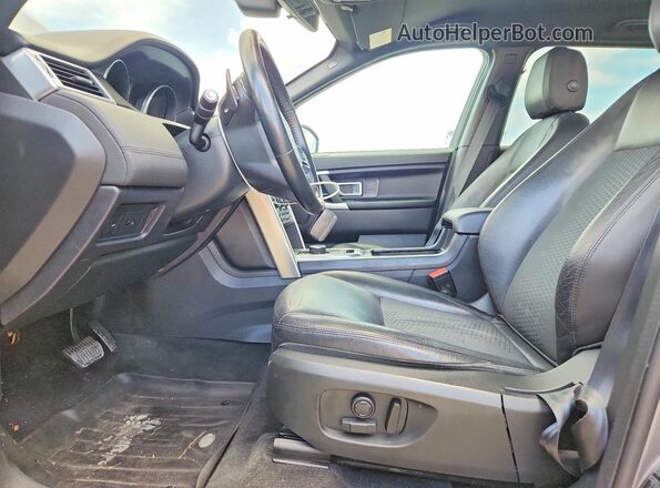 SALCP2RX5JH738358 2018 LAND ROVER DISCOVERY Charcoal წინა სალონის ხედი