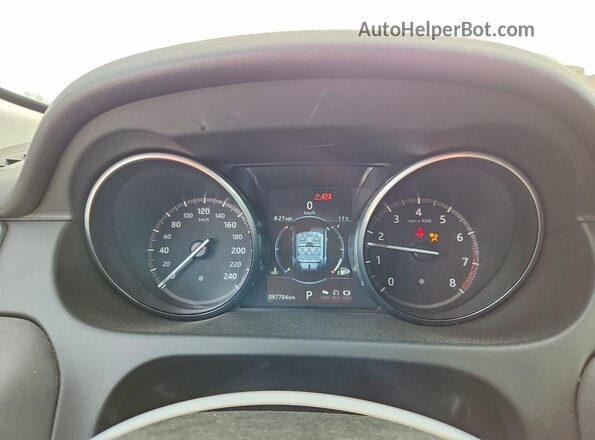 SALCP2RX5JH743382 2018 LAND ROVER DISCOVERY White Instrument cluster view