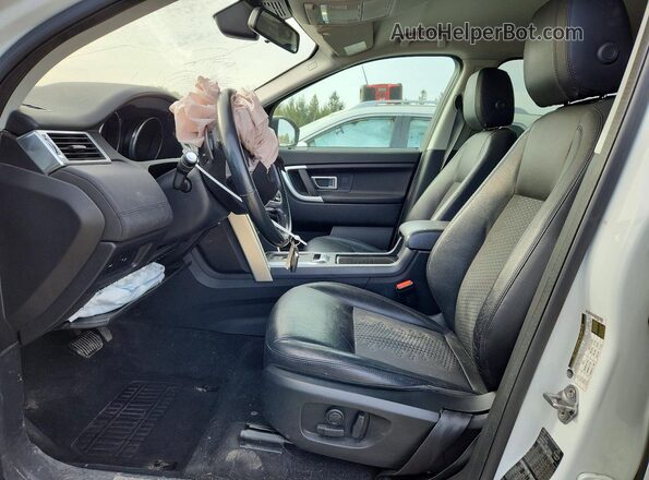 SALCP2RX5JH743382 2018 LAND ROVER DISCOVERY White Front interior view