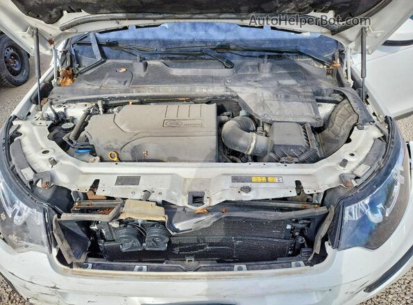 SALCP2RX5JH743382 2018 LAND ROVER DISCOVERY White Engine compartment view