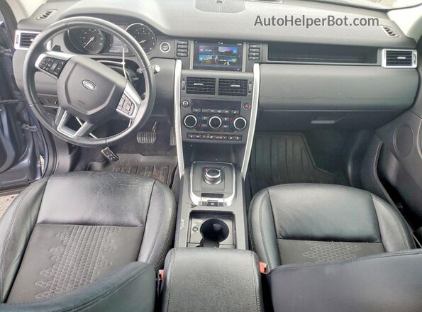 SALCP2RX6JH741995 2018 LAND ROVER DISCOVERY Blue Widok deski rozdzielczej