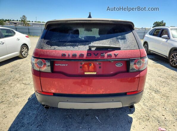 SALCP2RX6JH769540 2018 LAND ROVER DISCOVERY Red Vista trasera