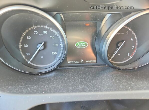SALCP2RX6JH769540 2018 LAND ROVER DISCOVERY Red Vista del cuadro de instrumentos