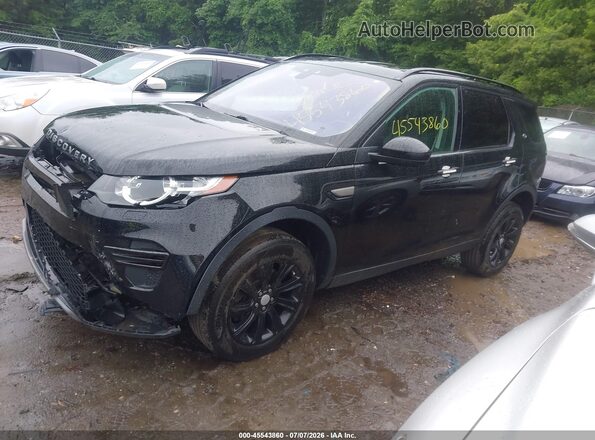 SALCP2RX9JH755616 2018 LAND ROVER DISCOVERY SPORT Black Vista tres cuartos delantera izquierda