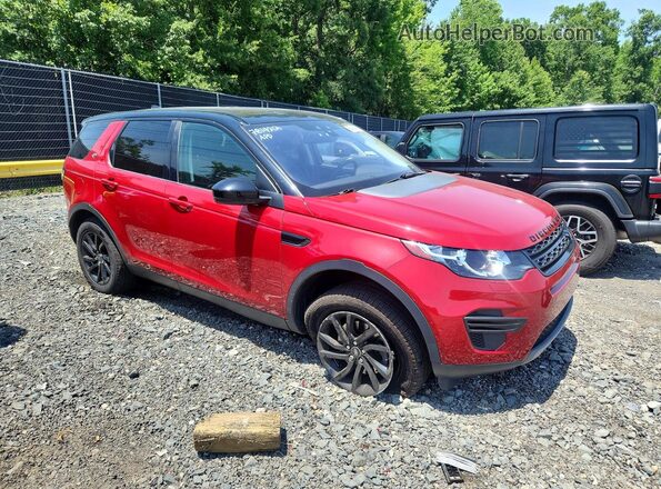SALCP2RXXJH769377 2018 LAND ROVER DISCOVERY Red Передня права чверть