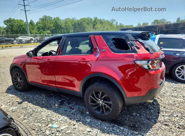 SALCP2RXXJH769377 2018 LAND ROVER DISCOVERY Red Задня ліва чверть