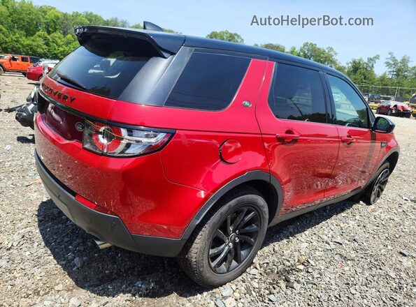 SALCP2RXXJH769377 2018 LAND ROVER DISCOVERY Red Задня права чверть