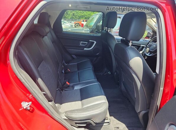 SALCP2RXXJH769377 2018 LAND ROVER DISCOVERY Red Вид задньої частини салону