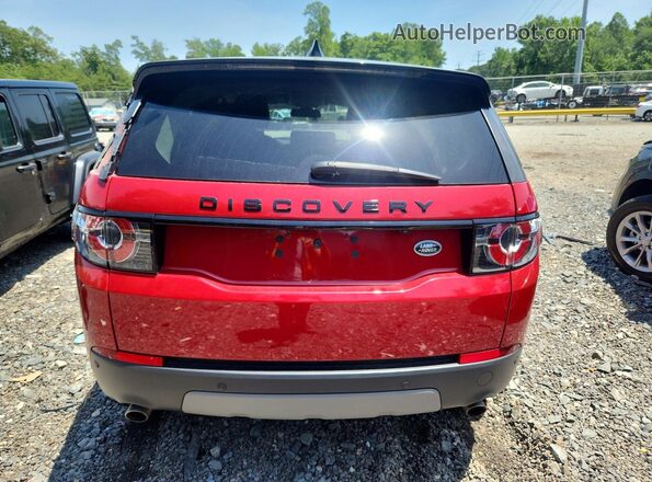 SALCP2RXXJH769377 2018 LAND ROVER DISCOVERY Red Вид ззаду