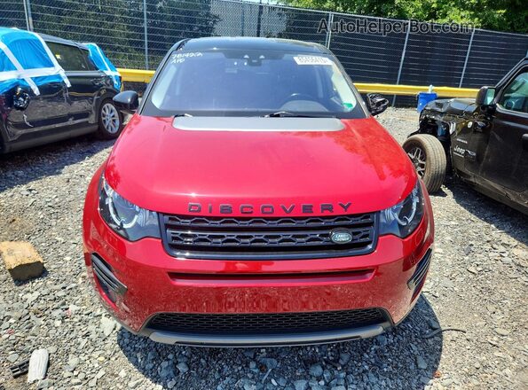 SALCP2RXXJH769377 2018 LAND ROVER DISCOVERY Red Вид спереду