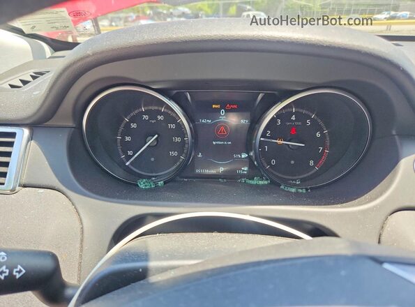 SALCP2RXXJH769377 2018 LAND ROVER DISCOVERY Red Вид щитка приладів
