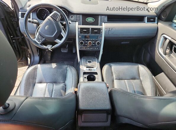 SALCR2BG1HH648526 2017 LAND ROVER DISCOVERY Black Вид панелі приладів