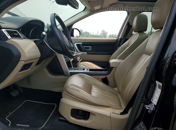 SALCR2BG9GH616583 2016 LAND ROVER DISCOVERY Black Front interior view