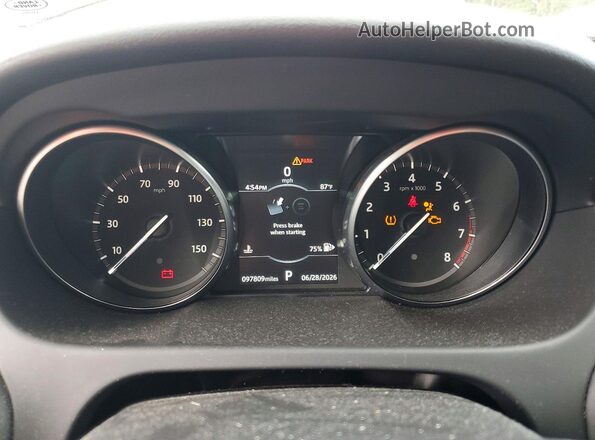 SALCR2FX3KH785548 2019 LAND ROVER DISCOVERY Gray ხელსაწყოთა პანელის ხედი