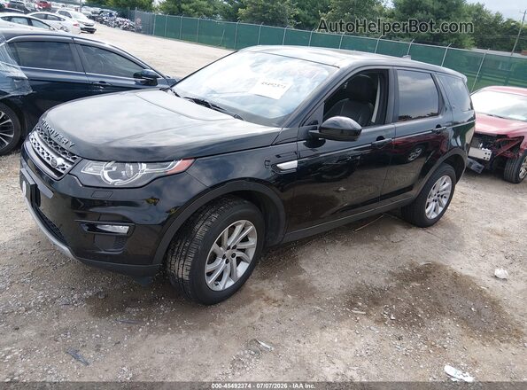 SALCR2FX3KH794931 2019 LAND ROVER DISCOVERY SPORT Black Առջևի ձախ երեք քառորդ տեսարան