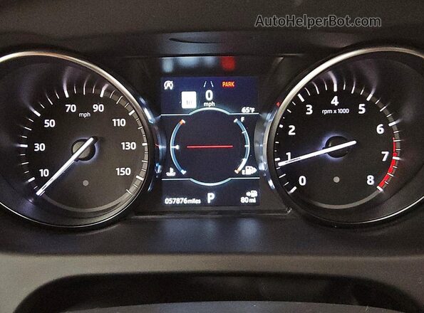 SALCR2FX3KH820072 2019 LAND ROVER DISCOVERY Black Vista del cuadro de instrumentos