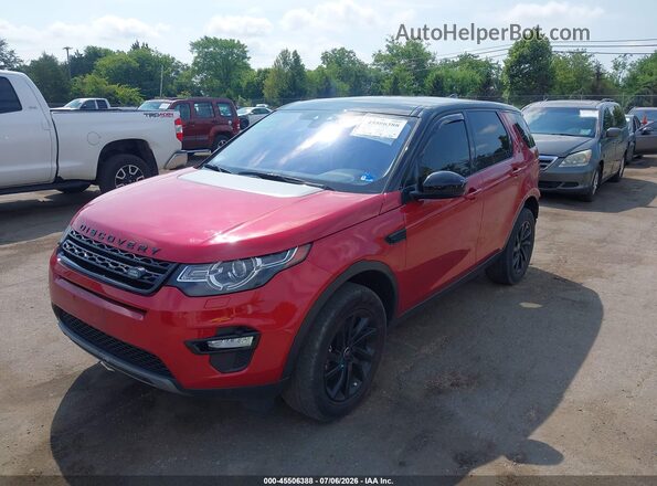 SALCR2FX5KH794848 2019 LAND ROVER DISCOVERY SPORT Красный Передняя левая четверть