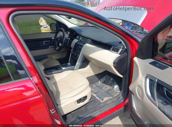 SALCR2FX5KH794848 2019 LAND ROVER DISCOVERY SPORT Красный Вид салона спереди