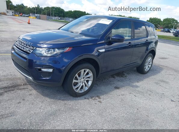 SALCR2FX5KH798639 2019 LAND ROVER DISCOVERY SPORT Blue წინა მარცხენა ხედი სამი მეოთხედიდან