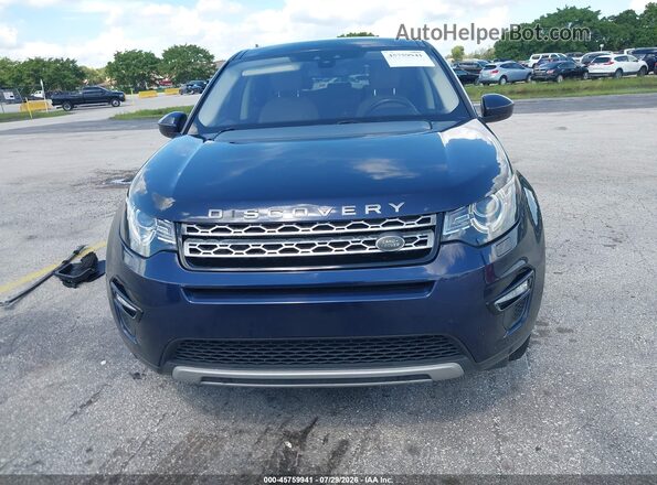 SALCR2FX5KH798639 2019 LAND ROVER DISCOVERY SPORT Blue უკანა სალონის ხედი