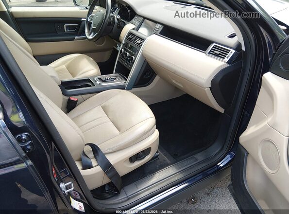 SALCR2FX5KH807713 2019 LAND ROVER DISCOVERY SPORT Dark Blue Вид салона спереди