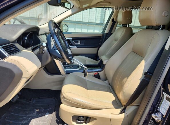 SALCR2FX6KH787603 2019 LAND ROVER DISCOVERY Blue Vista interior delantera