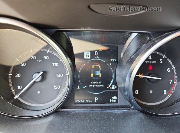 SALCR2FX6KH787603 2019 LAND ROVER DISCOVERY Blue Vista del cuadro de instrumentos