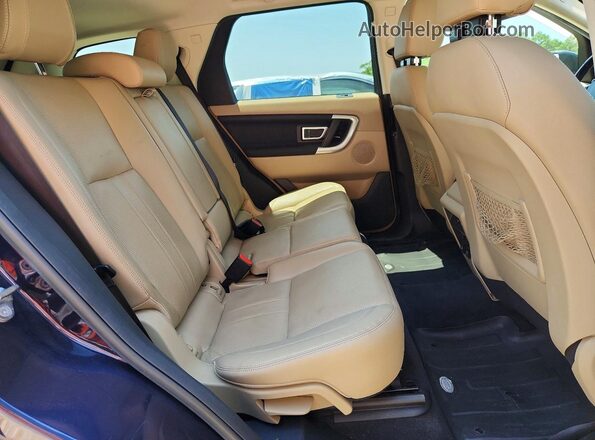SALCR2FX6KH787603 2019 LAND ROVER DISCOVERY Blue Vista interior trasera