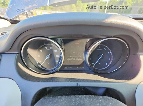 SALCR2FX6KH794809 2019 LAND ROVER DISCOVERY Gray Vista del cuadro de instrumentos