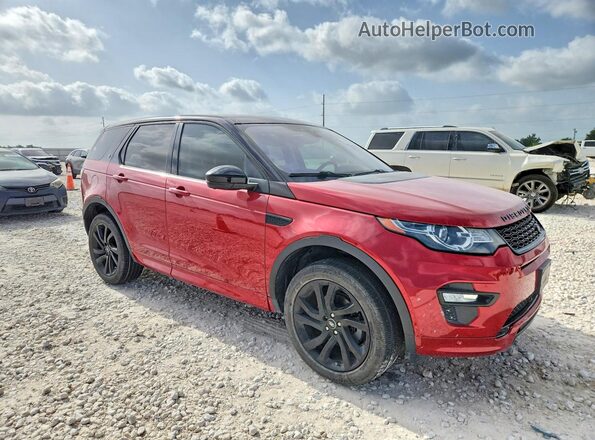 SALCR2RX1JH739906 2018 LAND ROVER DISCOVERY Red Przód prawy