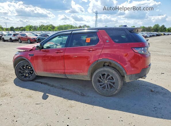 SALCR2RX6JH778247 2018 LAND ROVER DISCOVERY Red უკანა მარცხენა