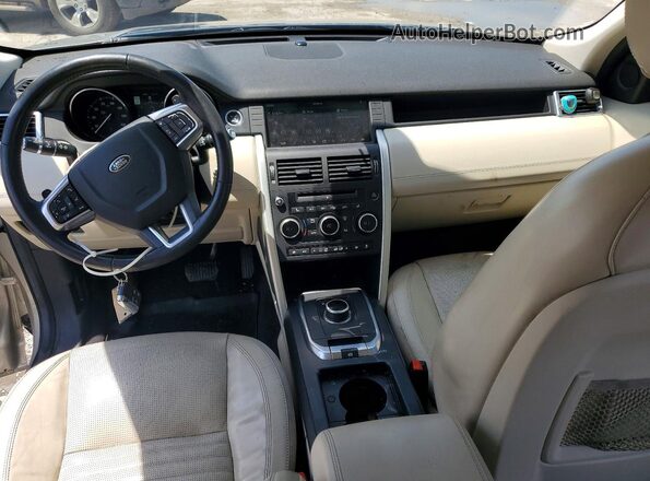 SALCT2BG0HH641990 2017 LAND ROVER DISCOVERY Silver Առջևի վահանակի տեսք