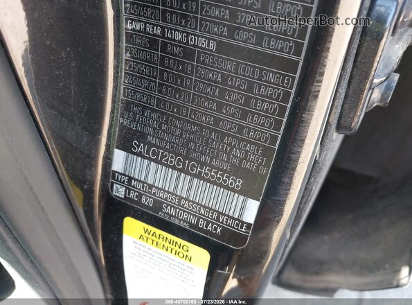 SALCT2BG1GH555568 2016 LAND ROVER DISCOVERY SPORT Gray Engine compartment view