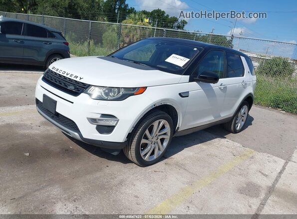 SALCT2BG2GH624705 2016 LAND ROVER DISCOVERY SPORT White Առջևի ձախ երեք քառորդ տեսարան