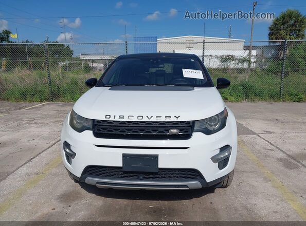 SALCT2BG2GH624705 2016 LAND ROVER DISCOVERY SPORT White Սարքավորումների վահանակի տեսք