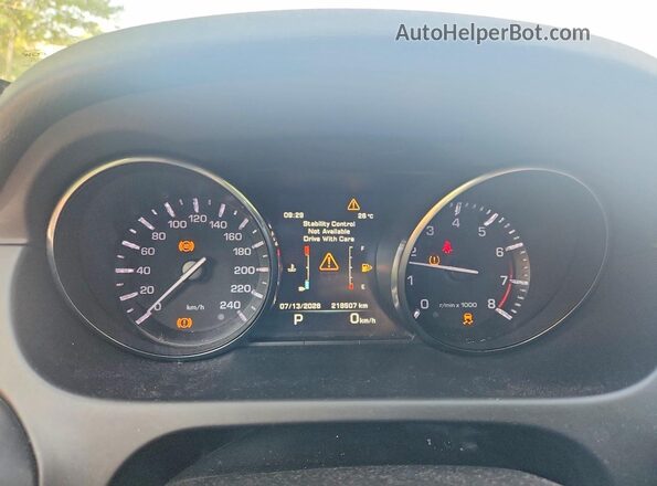 SALCT2BG4GH564040 2016 LAND ROVER DISCOVERY White Вид щитка приладів