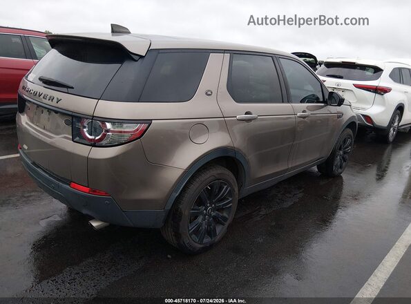 SALCT2BG8HH682769 2017 LAND ROVER DISCOVERY SPORT Коричневый Задняя правая четверть