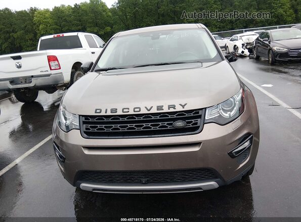 SALCT2BG8HH682769 2017 LAND ROVER DISCOVERY SPORT Коричневый Вид щитка приборов