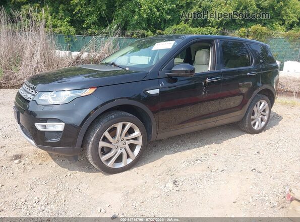 SALCT2BGXGH585376 2016 LAND ROVER DISCOVERY SPORT Черный Передняя левая четверть