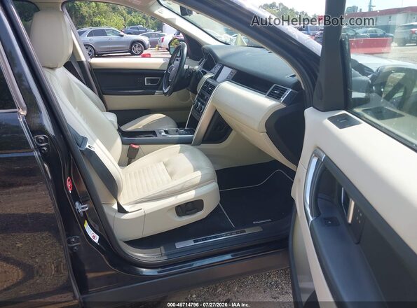 SALCT2BGXGH585376 2016 LAND ROVER DISCOVERY SPORT Черный Вид салона спереди