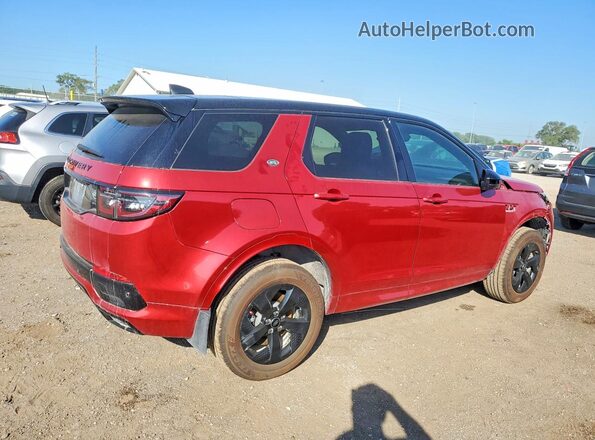 SALCT2FX4PH322066 2023 LAND ROVER DISCOVERY Maroon Задня права чверть